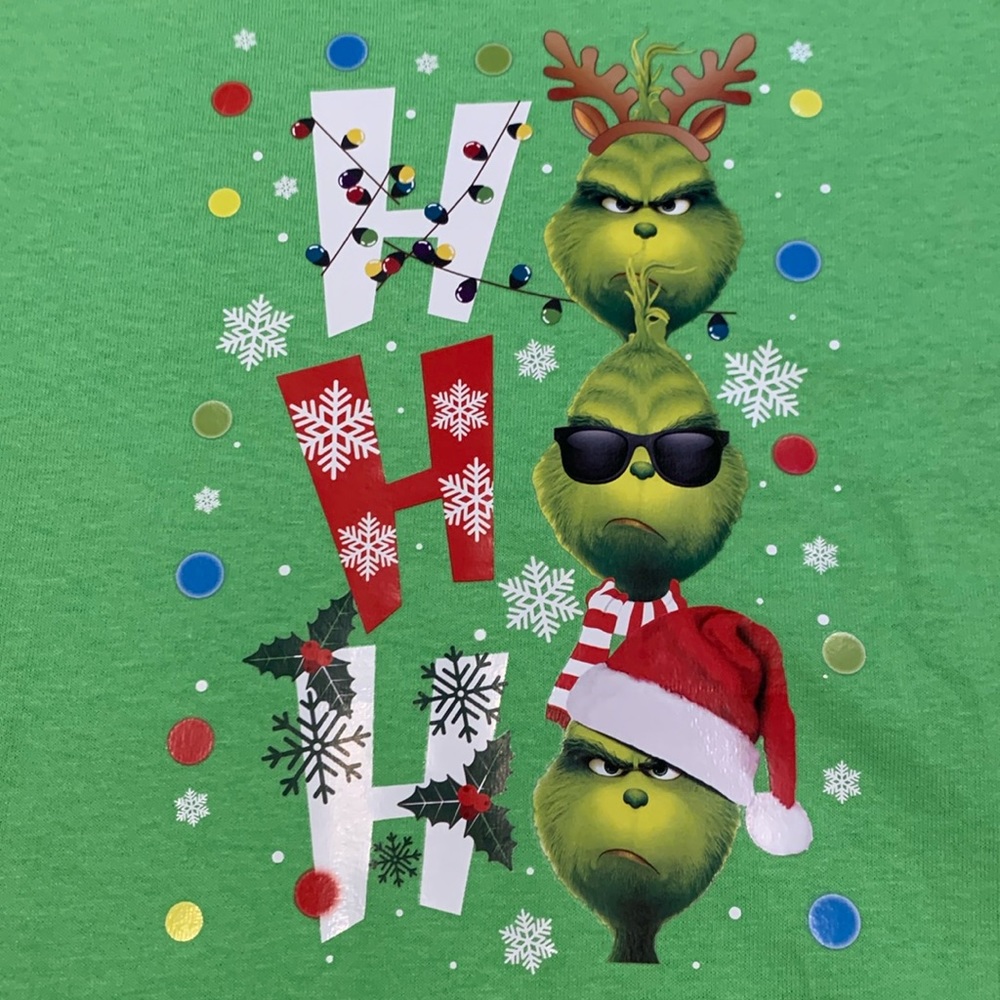 NWOT Youth size large Grinch tee shirt - Picture 2 of 5